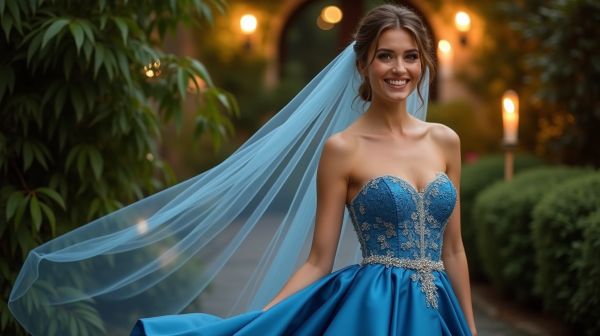 Des robes bleu électrique mariage taille S pour briller